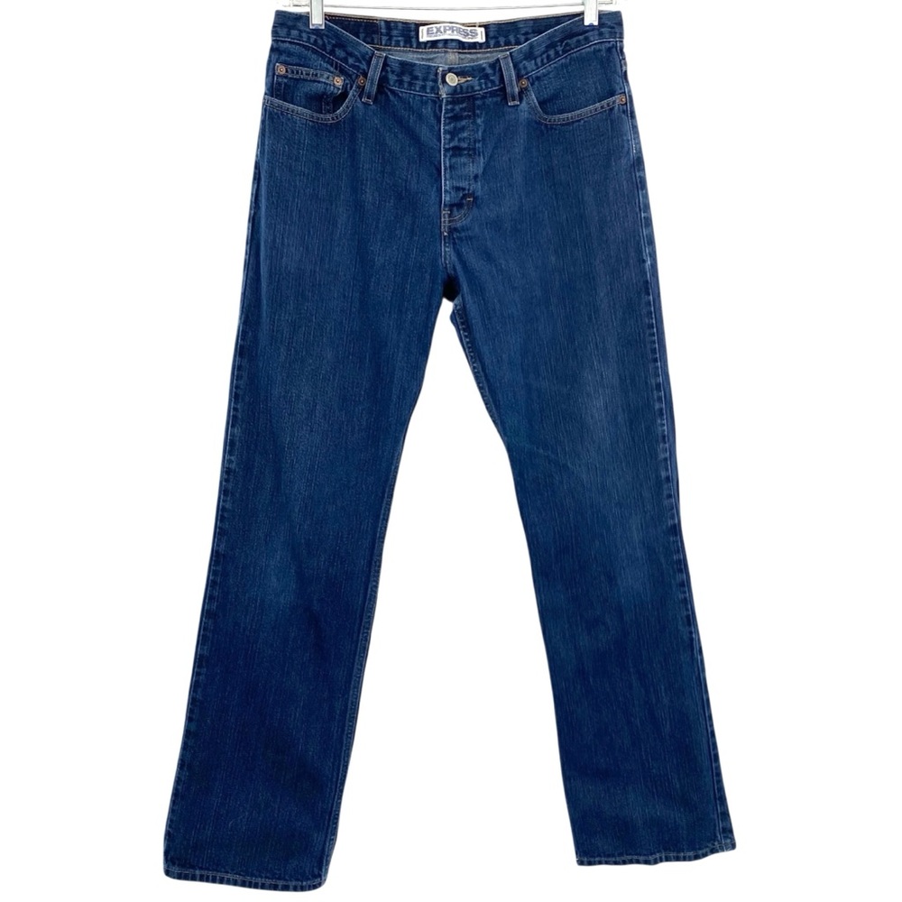 Express Men’s Low Rise Boot Cut Jeans Size 34